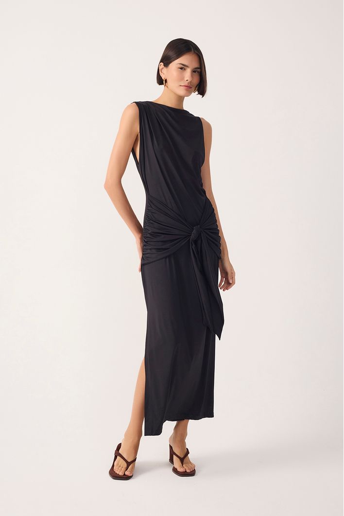 Vestido Jersey Faixa