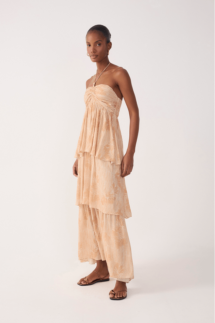 Vestido Cropped Estampa Doce Oceano