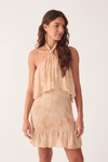 Vestido Lurex Estampa Doce Oceano