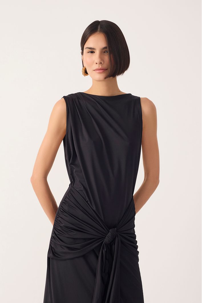 Vestido Jersey Faixa