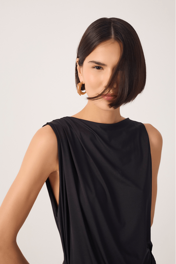 Vestido Jersey Faixa