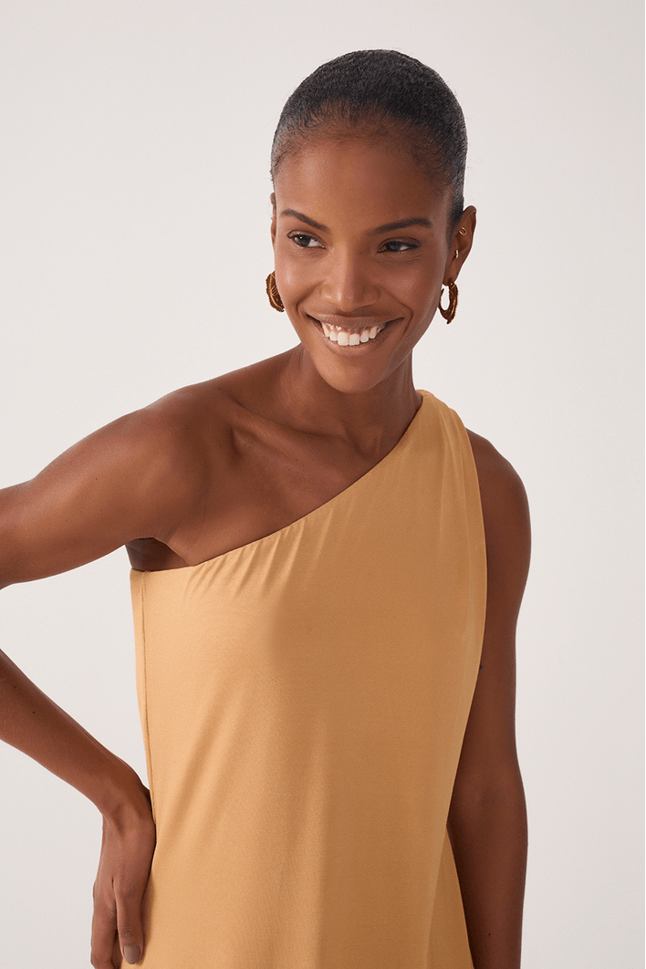 Vestido Jersey Ombro Só Balonê
