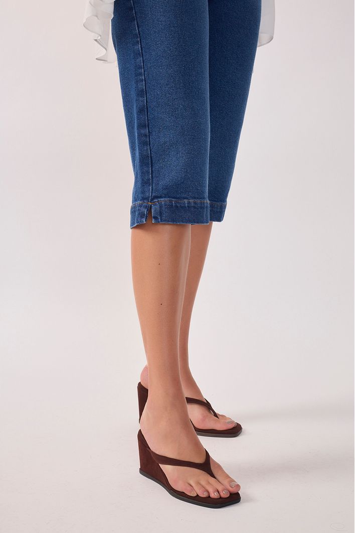 Calça Jeans Corsário