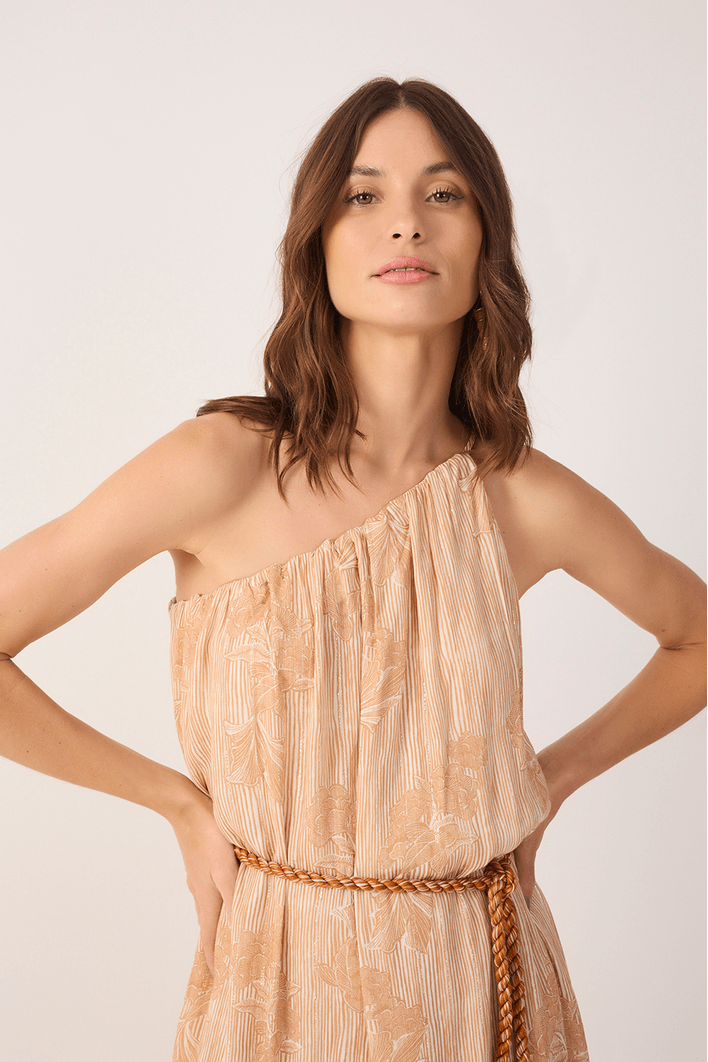 Macacão Lurex Estampa Doce Oceano