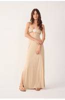 Vestido Jersey Com Concha