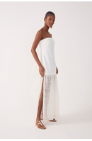 Vestido Malha Com Renda