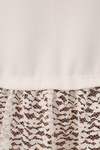 Vestido Malha Com Renda