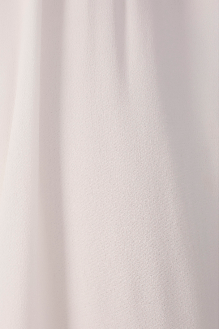 Vestido Longo Crepe Detalhe Concha