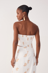 Blusa Linho Bordado Concha Lurex